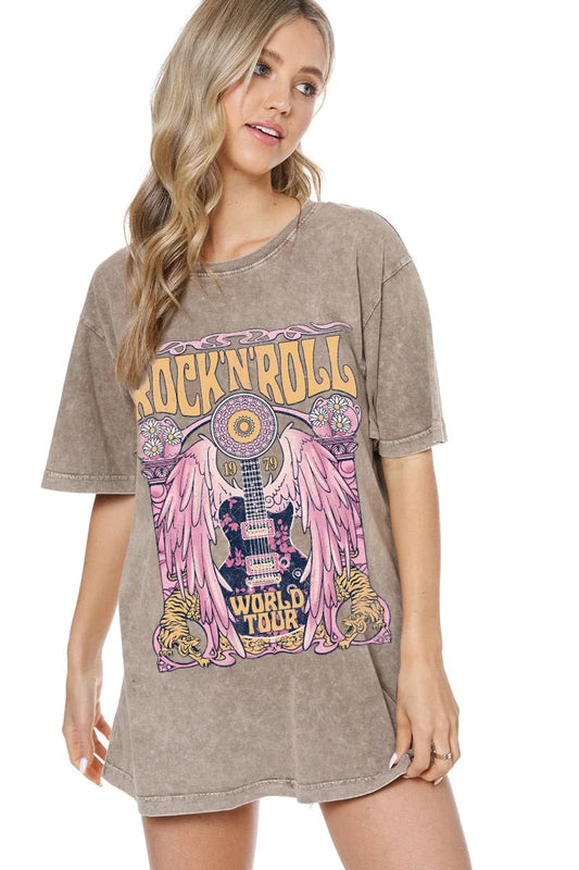 Rock N Roll 1979 World Tour Graphic Tee | JQ Clothing Co.