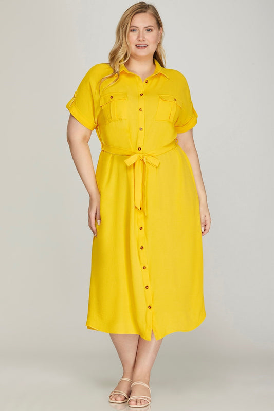 Effortless Drop Shoulder Curvy Dress | JQ Clothing Co.