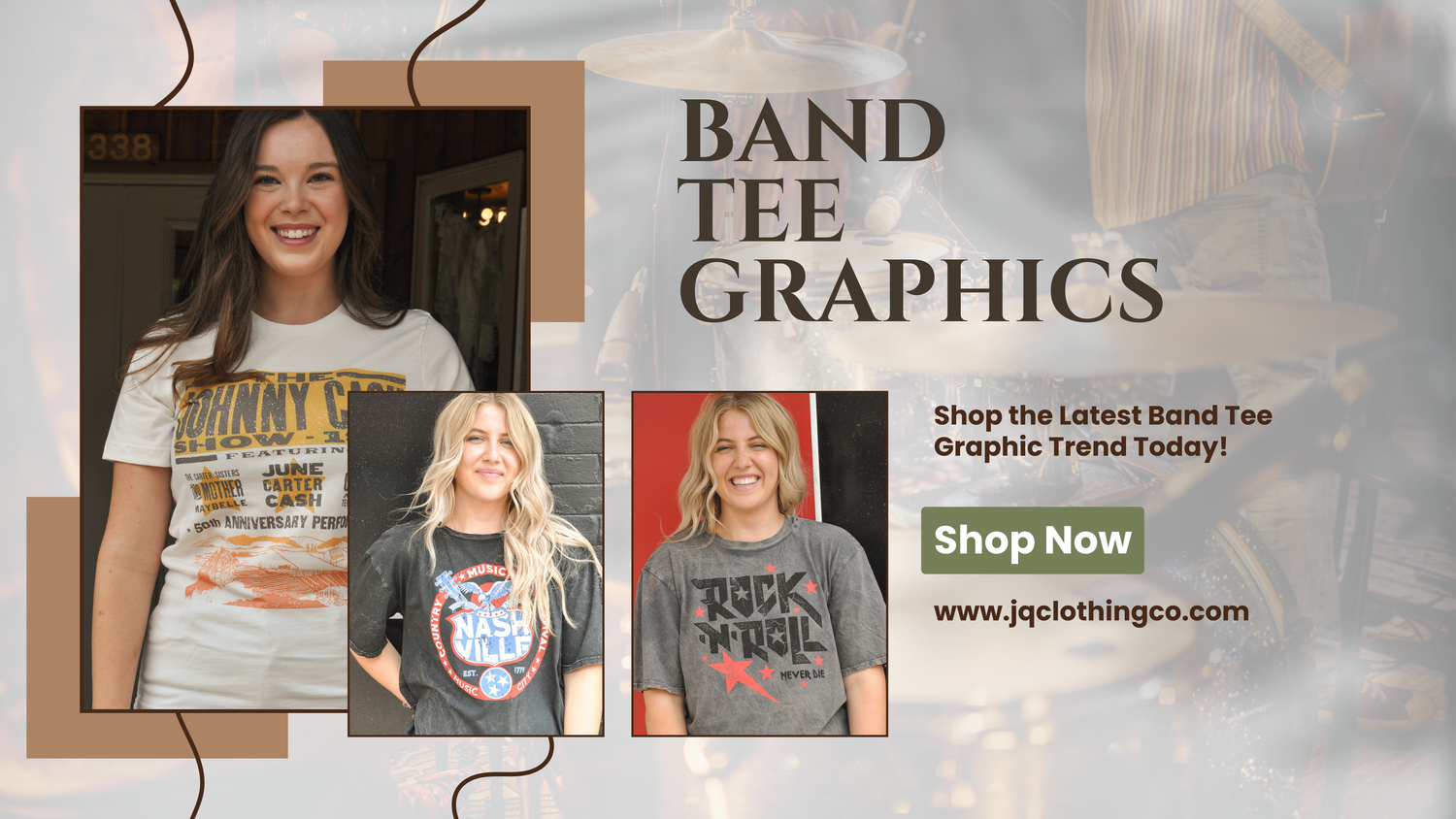 Rock your style with band tees!
