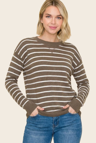 Cozy Everyday Striped Sweater