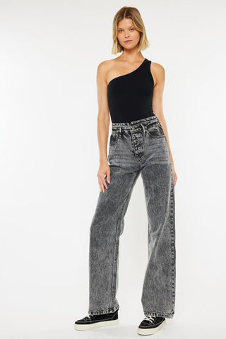 Kancan Ingrid High Rise Wide Leg Flare | JQ Clothing Co.