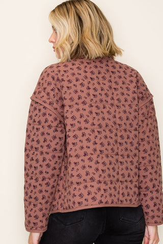 Floral Printed Quilted Jacket | JQ Clothing Co.