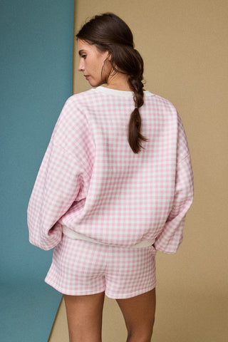 Super Comfy Gingham Lounge Set
