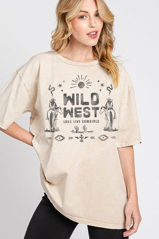 Wild West Oversized Graphic Tee | JQ Clothing Co.