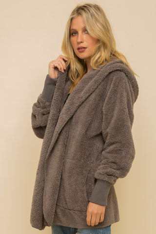 Fireside Faux Fur Hooded Jacket