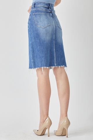 HR Pencil Skirt W/Front Slit