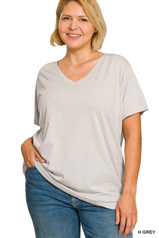 Curvy Boyfriend V-neck Tee