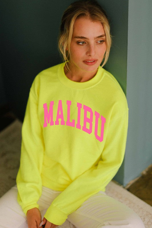 Neon Yellow and Pink Crewneck | JQ Clothing Co.