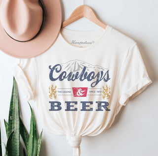 Cowboys and Beer Graphic Top | JQ Clothing Co.