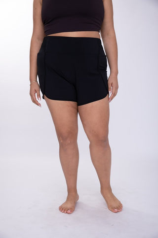 Athleisure Split Active Shorts