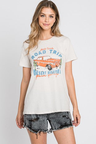 "Road Trip" Vintage Car Graphic Tee