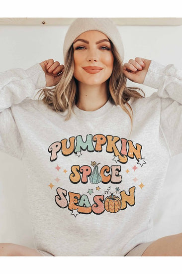 Pumpkin Spice Season Graphic Crewneck | JQ Clothing Co.