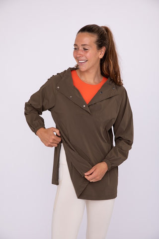 Sidelined Waterproof Pullover Windbreaker