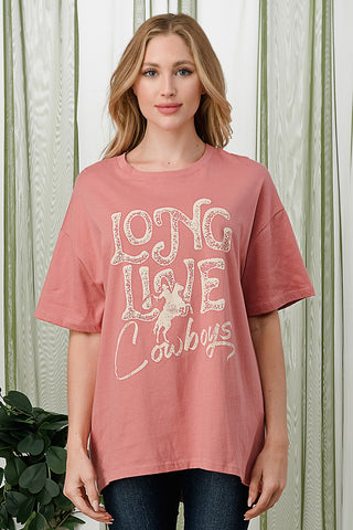 Long Live Cowboys Graphic Top | JQ Clothing Co.