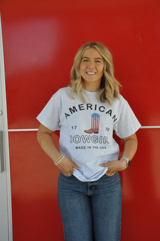 1776 American Cowgirl Graphic Tee