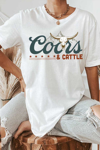 Vintage Coors Cattle Graphic Top | JQ Clothing Co.