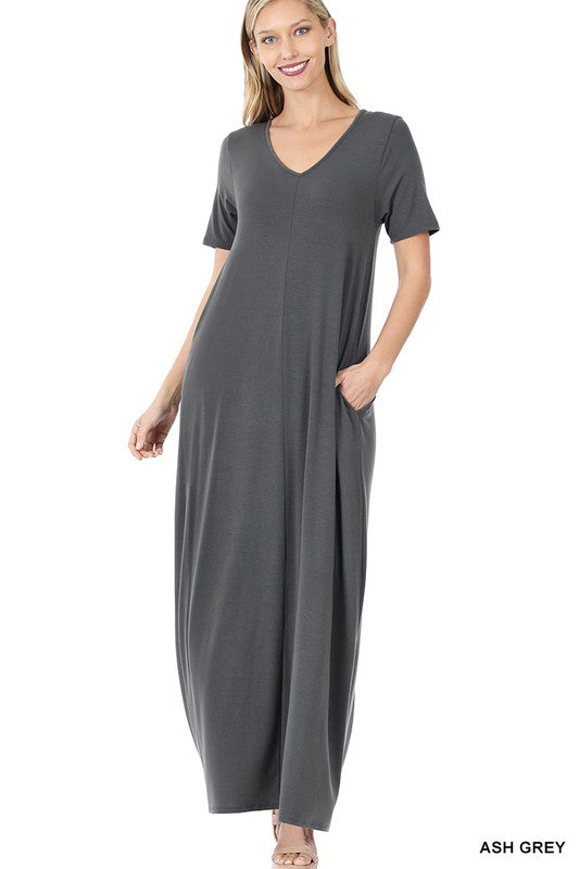 Betty Darling Classic Simple Maxi Dress | JQ Clothing Co.