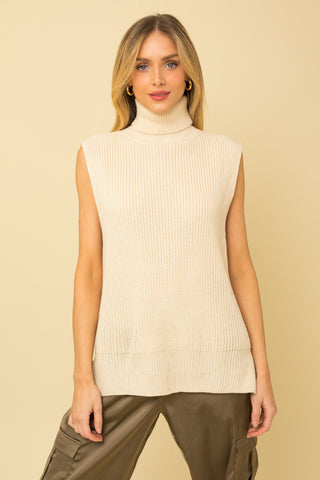 Turtleneck Oversized Vest | JQ Clothing Co.