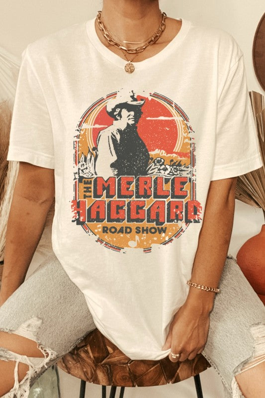 The Merle Haggard Road Show Tee | JQ Clothing Co.