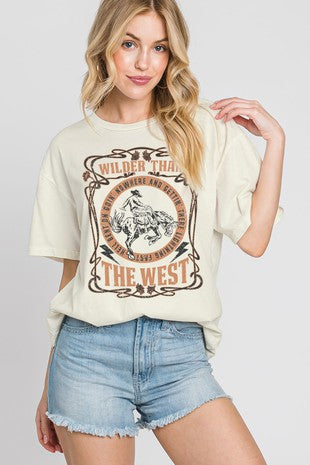 Wilder Than the West Mineral Graphic Tee | JQ Clothing Co.