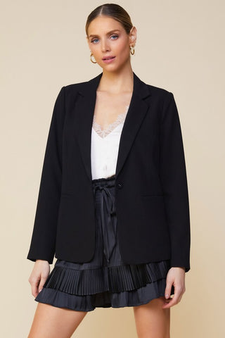 Feeling Single Button Blazer