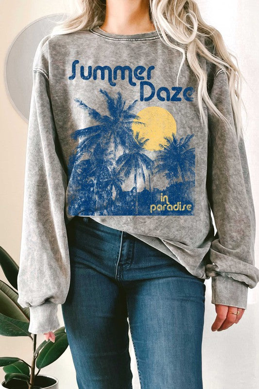 Summer Daze In Paradise Crewneck | JQ Clothing Co.