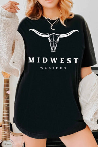 Minimal Midwest Longhorn Tee | JQ Clothing Co.