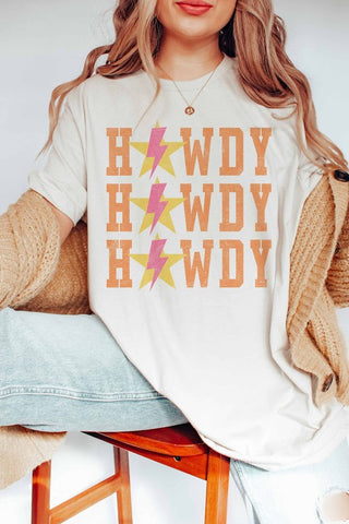 Triple Howdy Bolt Graphic Tee | JQ Clothing Co.