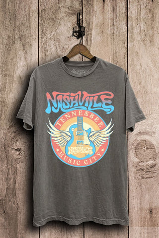 Bubble Letter Nashville Graphic Tee | JQ Clothing Co.