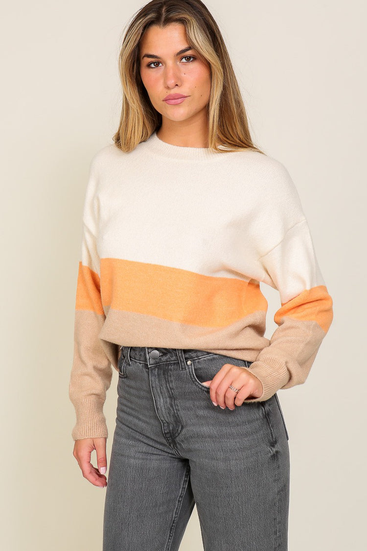 Bold Stripe Crewneck Sweater | JQ Clothing Co.