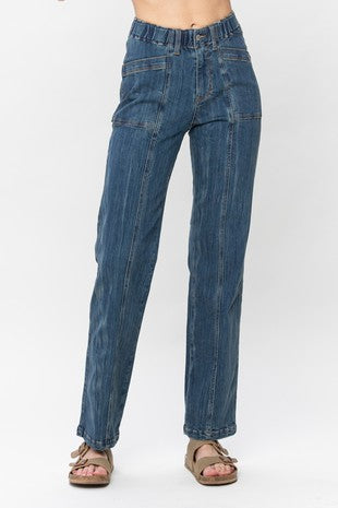 Judy Blue Becky HW Vintage Straight Leg Jean