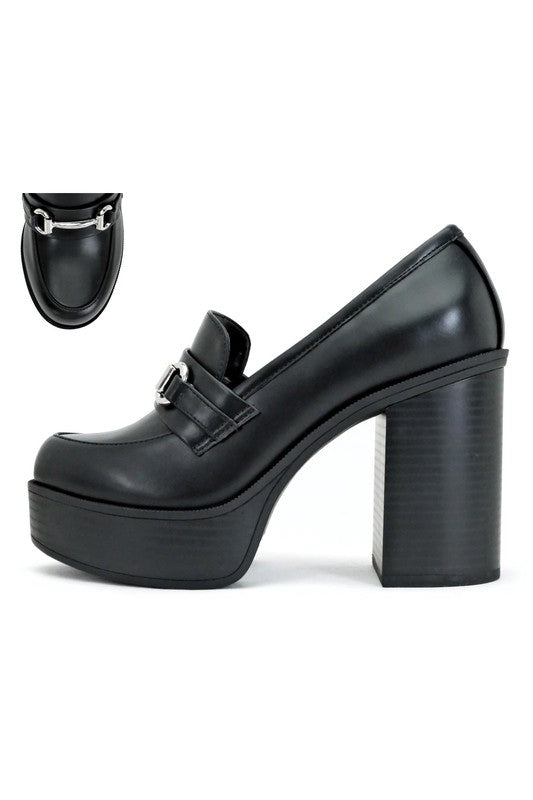 Platform High Heel Loafer | JQ Clothing Co.