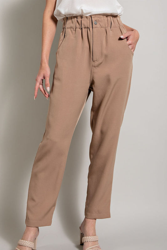 Coco Plus Banded Straight Pants