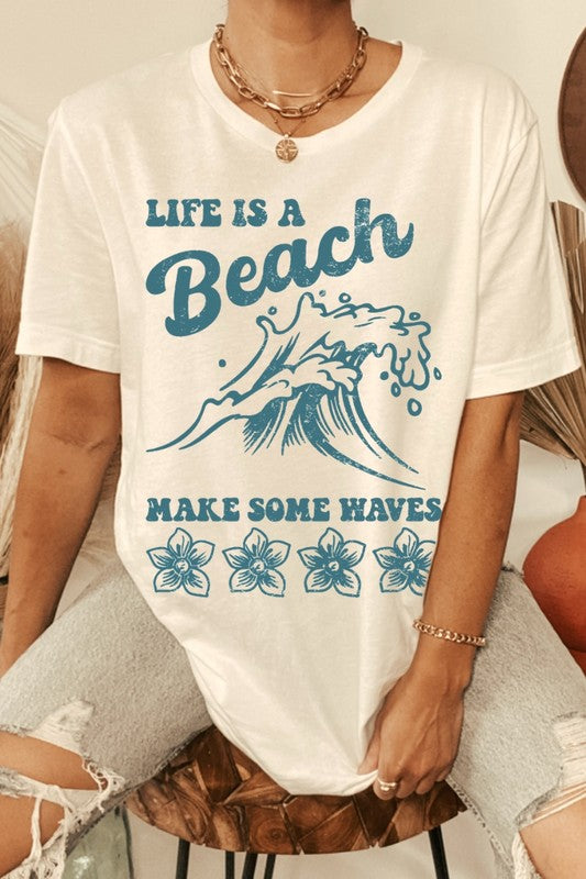 Life's A Beach Graphic Tee | JQ Clothing Co.