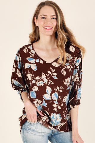 Must Have Woven Floral Top | JQ Clothing Co.