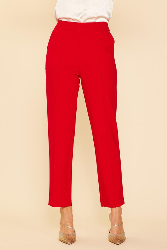Ask Away Knit Pintuck Trouser | JQ Clothing Co.