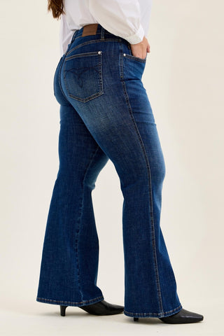 Curvy JB HW TC Charlotte Flare in Modern Indigo
