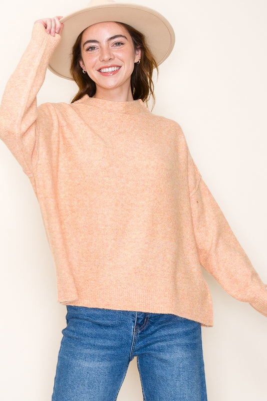 Creamsicle Reverse Seam Sweater | JQ Clothing Co.