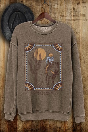 Western Cowboy Mineral Sweatshirt | JQ Clothing Co.