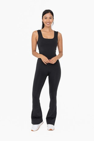 Venice Twisted Back Flared Jumpsuit