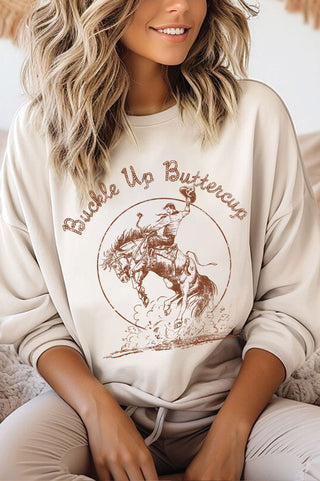 Buckle Up Buttercup Sweatshirt | JQ Clothing Co.