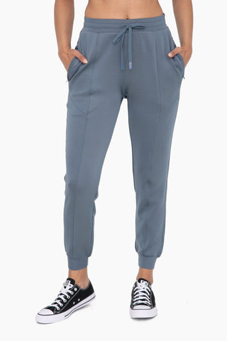 Smokey Blue Cuffed Jogger