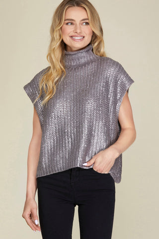 Magical Metallic Foil Sweater | JQ Clothing Co.