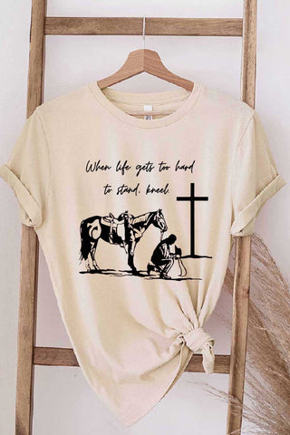 Vintage Cowboy Pray Graphic Tee | JQ Clothing Co.