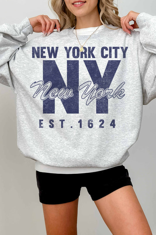 NYC Est. 1624 Graphic Crewneck | JQ Clothing Co.