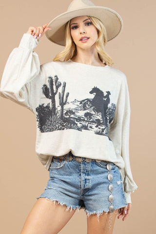 Wyoming Western Graphic Sweatshirt | JQ Clothing Co.