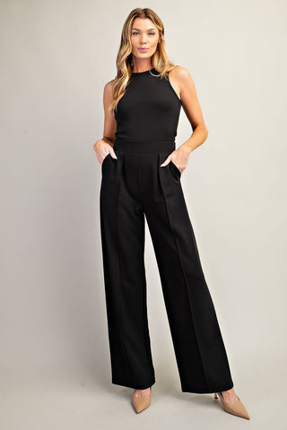 Sophisticated HW Wide Leg Pant