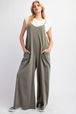 Spaghetti Strap Span Jumpsuit