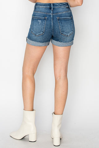 HR Button Down Turn Up Cuff Shorts