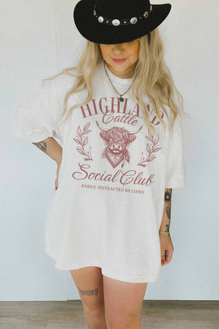 Highland Cattle Social Club Tee | JQ Clothing Co.